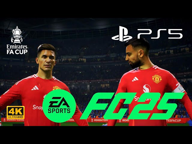 (PS5) EA SPORTS FC 25 | Man United v Leicester City | PS5 GAMEPLAY UHD [ 4K60FPS ] @thefacup #facup