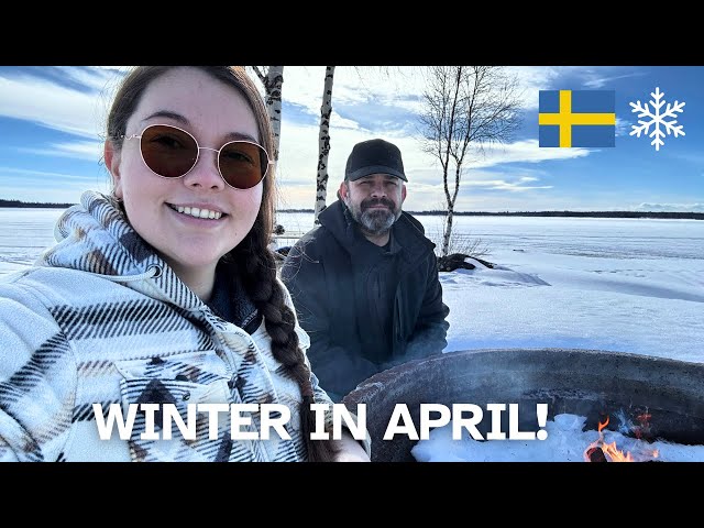 Swedish Winter in April & Daily Life near the Arctic