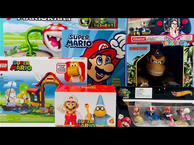 Unboxing and Review of Super Mario Bros Toys Collection