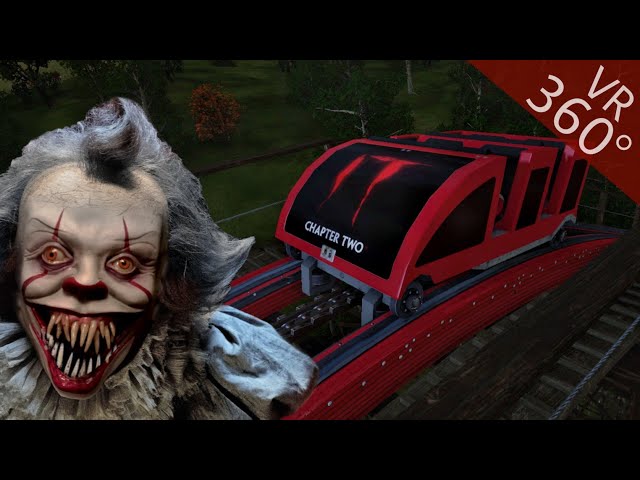 360° Roller coaster IT Chapter 2 Movie themed VR POV Ride 360 도 롤러코스터 탐험 ジェットコースター