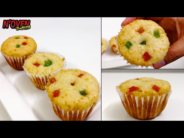 Eggless Tutti Frutti Cup Cake by N'Oven Baking | N'oven Baking