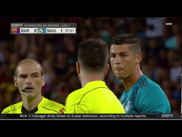 Barcelona vs Real Madrid 1 3 Highlights & Goals Supercopa 2017