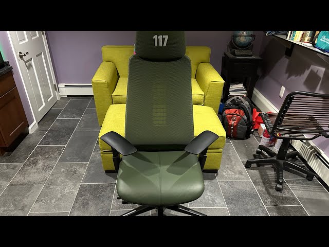 The All New Haworth Fern halo edition office/gaming chair!!! (Review)