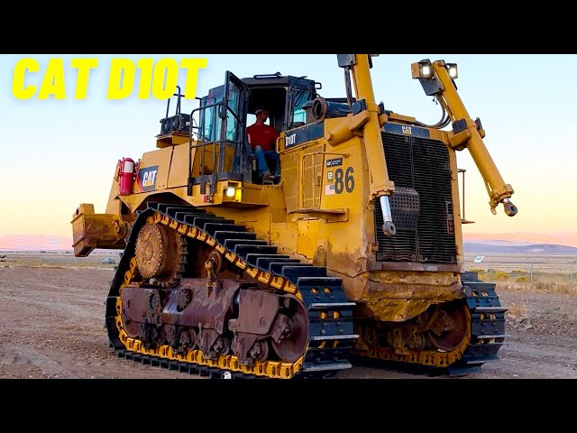 INSTALLING NEW TRACKS ON A D10T DOZER!!!