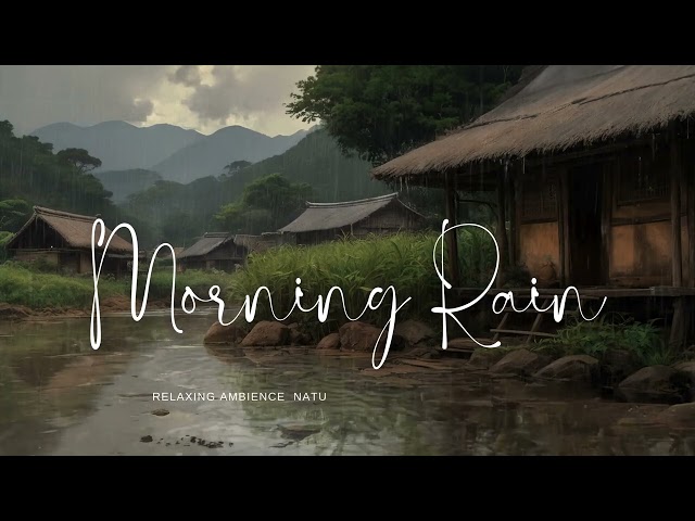 Calming ambience, Morning rain. Nature symphony For Deep sleep. #Rainsound #ambience #Relaxing