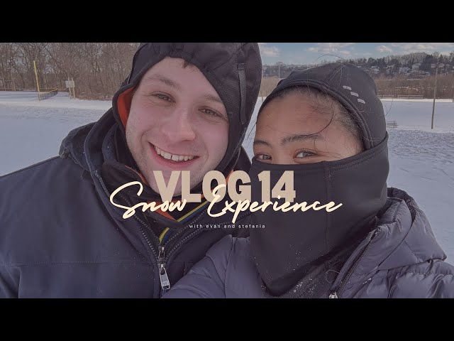 FIRST TIME MAGLARO SA SNOW | QUICK GROCERY | Evan&StefaniaVlogs