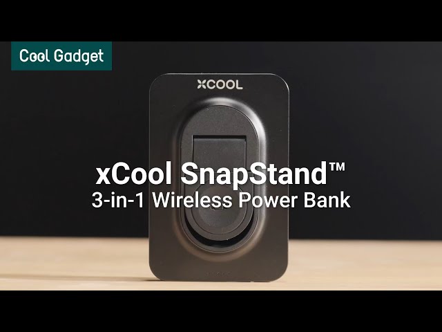 xCool SnapStand 3-in-1 Wireless Power Bank