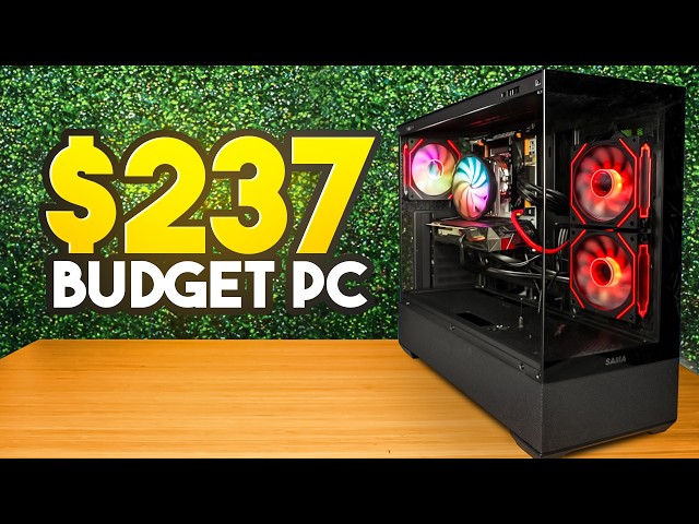 I Built A Gaming PC for $237…