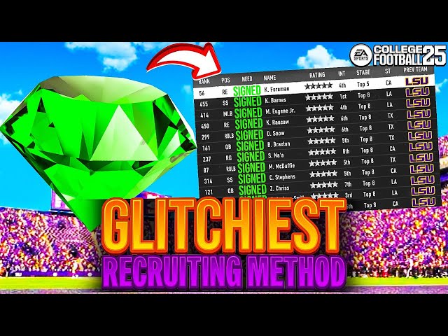 The Glitchiest Recruiting Method in College Football 25 Dynasty