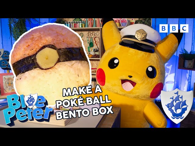 Poké Ball Bento Box with Captain Pikachu | Here's One I Made Earlier | Blue Peter