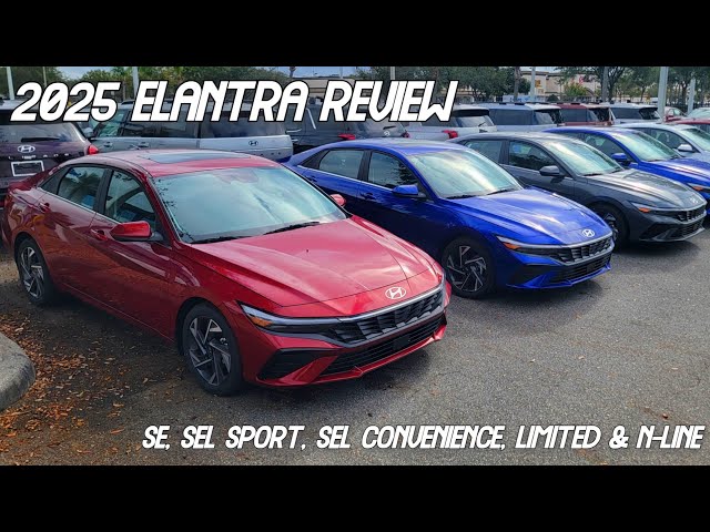 2025 Hyundai Elantra Trim Levels Explained: SE, SEL Sport, SEL Convenience, Limited & N-Line