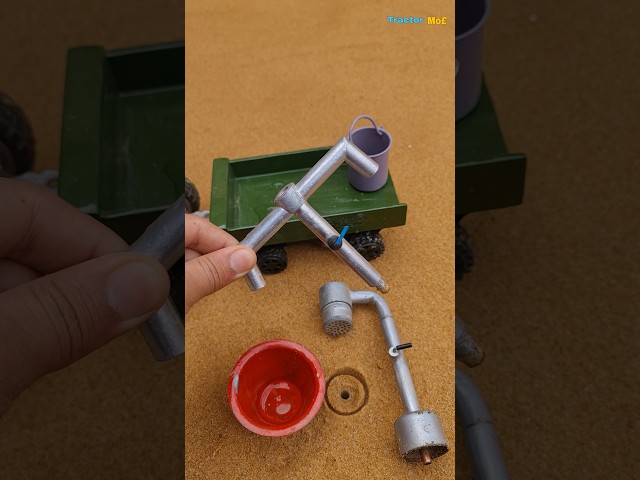 Mini tractor project mini motor water pump science project video🥰