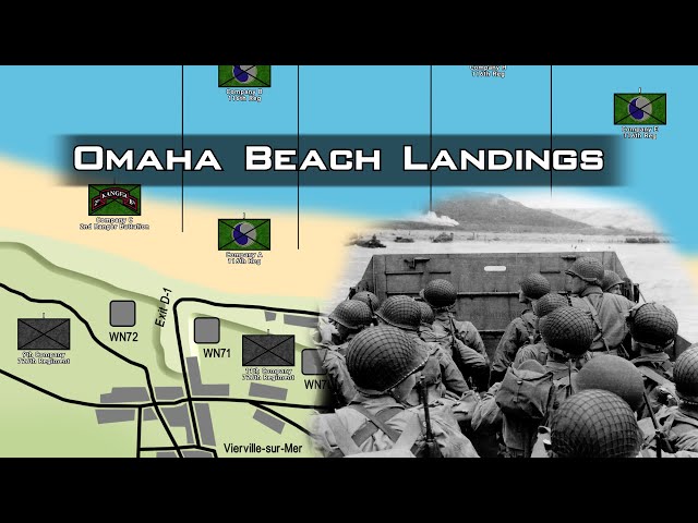 Omaha Beach Landings | D-Day Normandy June 6, 1944