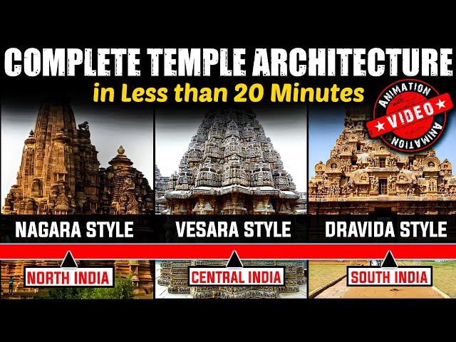 Temple Architecture | Nagara Style | Dravida or Southern Style | Art & Culture | OnlyIAS