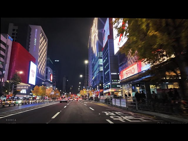 [Playlist] 서울 강남 이태원 홍대 강변북로 드라이브 | Gangnam Itaewon Hongdae Drive Vlog | Night Views | Lofi Hiphop