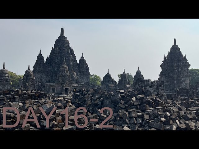 VR180 2023 DAY16-2. Sewu Temple in Jogjakarta Indonesia