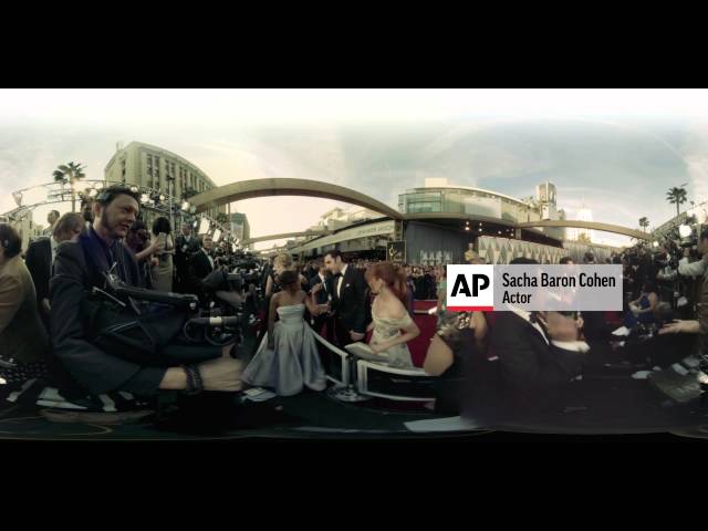 2016 Oscars red carpet highlights: 360 Video