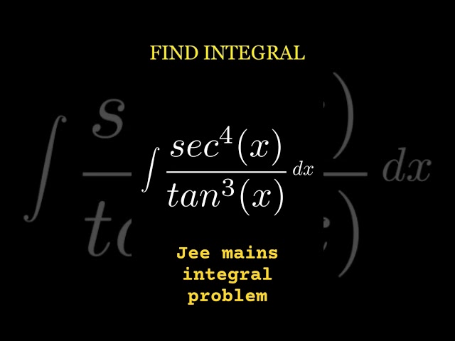 Jee mains and Advanced integration problem #jeeadvanced #jeemains #calculus