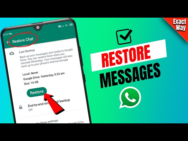 How to restore whatsapp backup from google drive ( Step-by-Step )