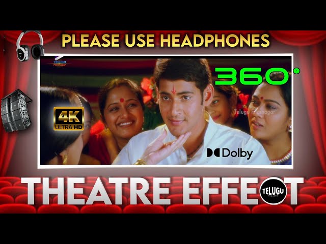 DOLBY ATMOS|Murari Re Release|Mahesh Babu 🥀💥Trailer Movie Re Release Telugu Hd 4K