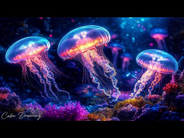 Jellyfish Aquarium Dreams | Eliminate Subconscious Negativity • Healing Sleep Music #2