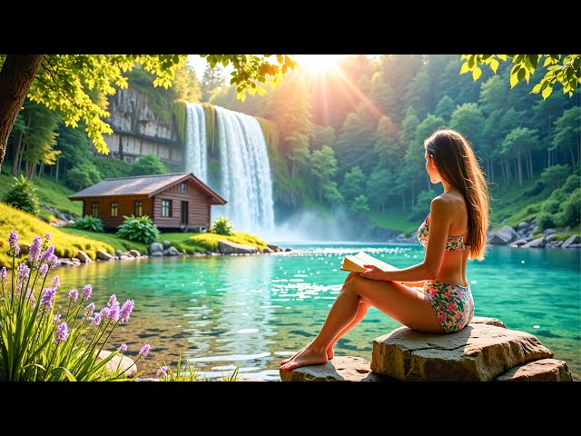 Inner Peace: Relaxing Music for Stress Relief | Gentle Waterfall Sounds for Calm & Relaxation