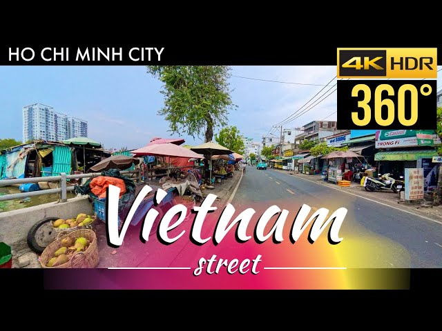 360 video | Vietnam street 4K | District 7 | Ho chi minh city | May 2024 | Insta360 X4