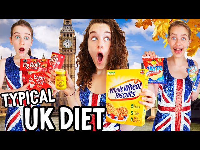 EATING THE TYPICAL BRITISH DIET FOR 24hrs w/The Norris Nuts