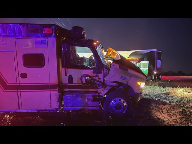 FHP: Woman dies after ambulance crashes with semi-truck in Hillsborough County