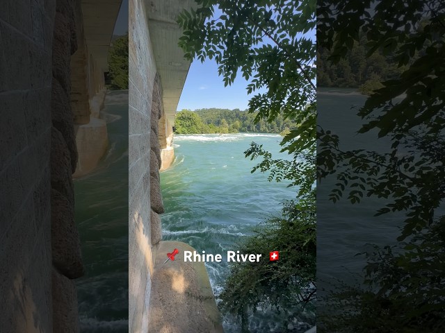 Rhine river in Switzerland 🇨🇭