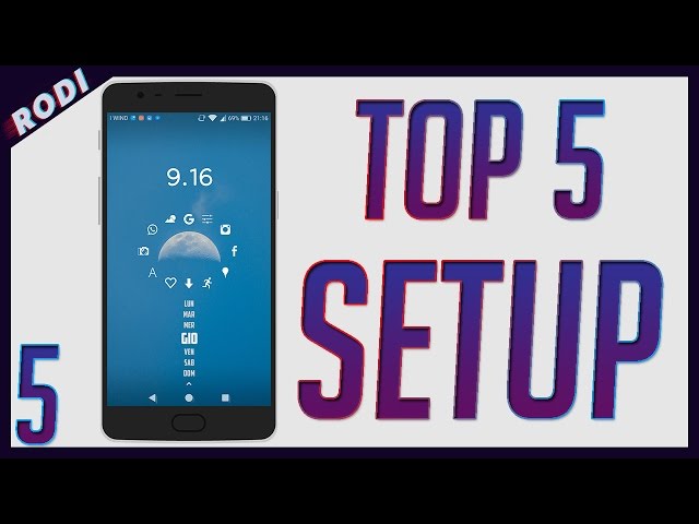 TOP 5 Setup Android Episodio 5 | Rodiandrea