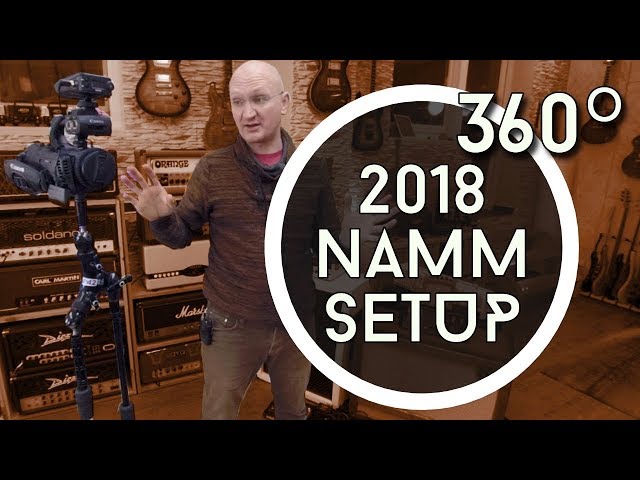 NAMM Setup 2018 - what am I taking to make videos?