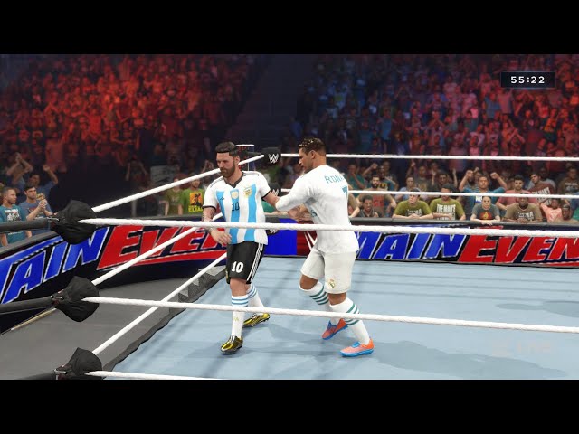 WWE 2K24 MESSI 10 VS RONALDO 07