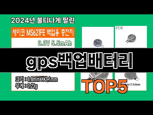 gps백업배터리 2025 최신 쿠팡 추천 Top 10