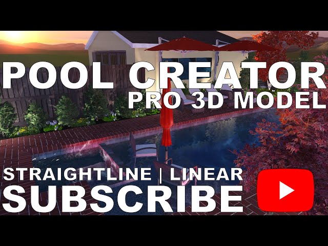 The Hayes Pool - Pool Creator Pro 3D Model