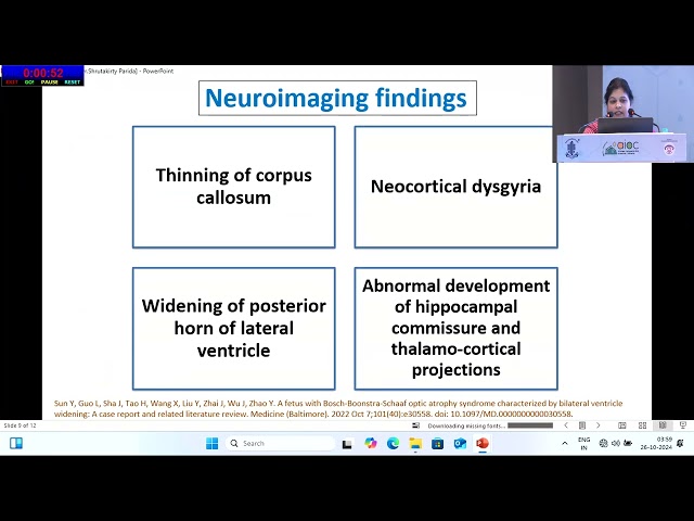 AIOCMT3 2024   GP42 topic   Dr Shrutakirty Parida Bosch  Boonstra  Schaaf optic atrophy syndrome