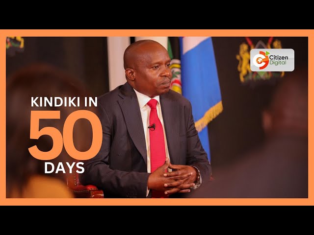 Deputy President Kithure Kindiki in 50 days [FULL INTERVIEW]