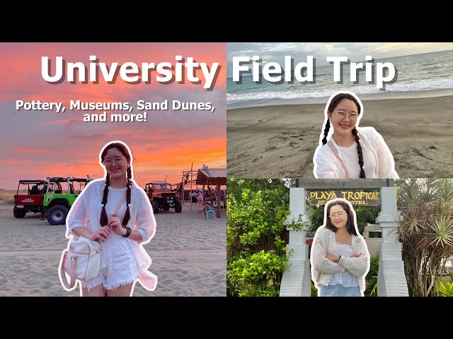 University Field Trip (DLSU): Road trip, Sand Dunes, Pottery, Empanada, Museums in Ilocos and Vigan