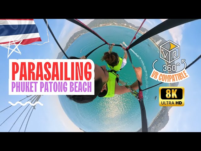 🔥 Parasailing Phuket  | Patong Plajı'nda Uçtuk! | Flying Over Patong Beach! Short But Epic 😱