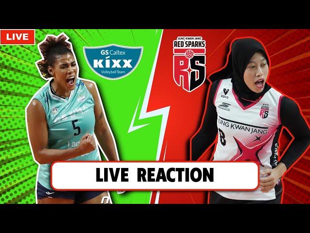 LIVE REACTION GS CALTEX VS RED SPARKS, KOREA V-LEAGUE