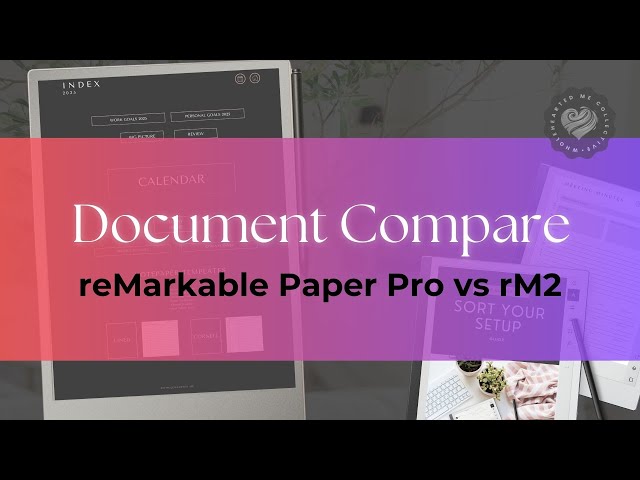 I Tested rMPaperPro vs reMarkable 2 for Notebooks and PDF's