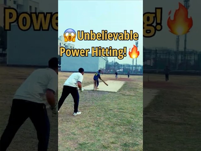 😱Unbelievable Power Hitting!💥🔥 | Tennis Ball Cricket |  #cricket #crickshorts #tennisballcricket