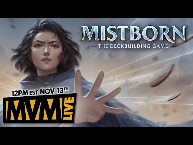 MISTBORN Deck-Building Game - Full Game Live Play!