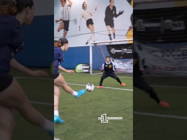 BANGER ALERT: 15-Year-Old Female Baller Owns 1v1! ⚽️ #1v1 #soccer #goals