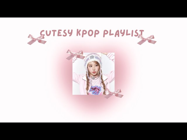 𝜗𝜚⋆ Cutesy Kpop Playlist | 🎧 for studying and relaxing ⋅˚₊