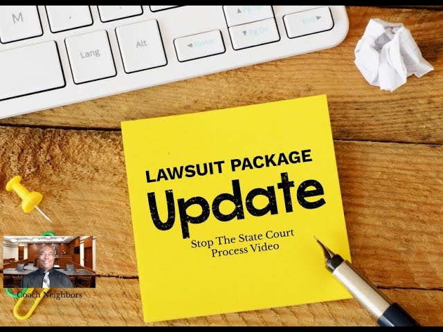 FORECLOSURE OFFENSIVE - UPDATED LAWSUIT PACKAGE INSTRUCTIONAL VIDEO