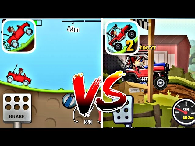 Hill Climb Racing vs Hill Climb Racing 2 🔥