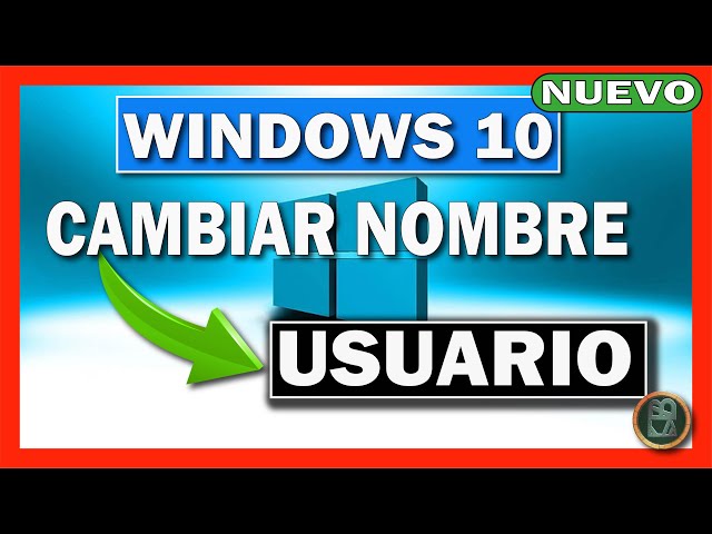 🥇 Cómo CAMBIAR NOMBRE DE USUARIO DE Windows 10 PRO ✅ SIN cuenta Microsoft de mi PC