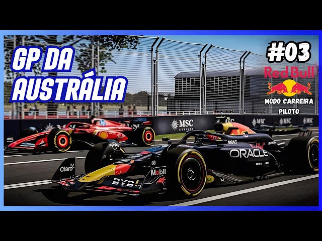 RIVALIDADE EXPLODE NA RED BULL! - F1 24 MODO CARREIRA PILOTO - GP DA AUSTRÁLIA - EP. 3