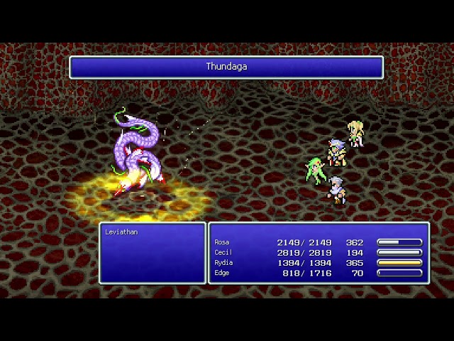 Final Fantasy IV - Leviathan boss fight